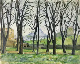 Cézanne, Paul: Kaštany v Jas de Bouffan