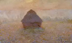 Monet, Claude: Seníky, slunce v mlze
