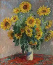 Monet, Claude: Zátiší se slunečnicemi
