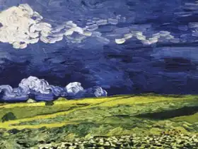 Gogh, Vincent van: Pole pod oblačnou oblohou