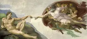 Buonarroti, Michelangelo: Stvoření Adama