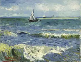 Gogh, Vincent van: Moře u Les Saintes-Maries-de-la-Mer