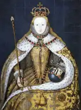Neznámý: Elizabeth I. v korunovačních šatech