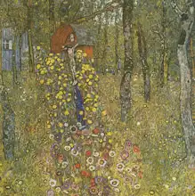 Klimt, Gustav: Zahrada s křížem