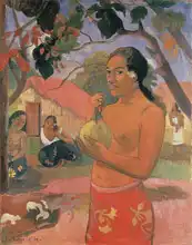 Gauguin, Paul: Žena s mangem