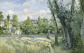 Pissarro, Camille: Sluneční světlo na cestě, Pontoise