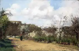 Pissarro, Camille: Pohled z Louveciennes