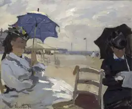 Monet, Claude: Pláž u Trouville