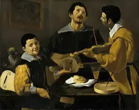 Velazquez, Diego: Tři hudebníci