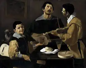 Velazquez, Diego: Tři hudebníci