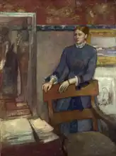 Degas, Edgar: Helene Rouart v otcově pracovně
