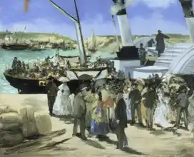 Manet, Edouard: Folkestone Boat, Boulogne