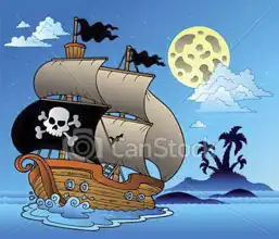Neznámý: Pirátská loď