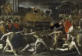 Lanfranco, Giovanni: Pohřeb římského císaře