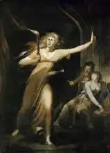 Fuseli, Henry: Lady Macbeth - chůze ve spánku