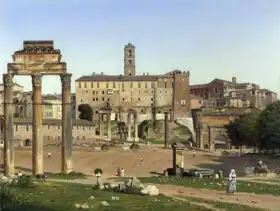 Eckersberg, Christoffer W.: Pohled na Forum v Římě