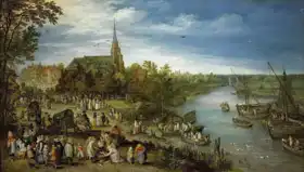 Brueghel, Jan (st.): Farní trh v Schelle