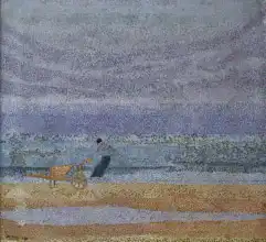 Toorop, Jan: Sbírač mušlí na pláži