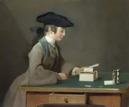 Chardin, Jean-Siméon: Domek z karet