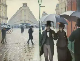 Caillebotte, Gustave: Pařížská ulice - deštivý den