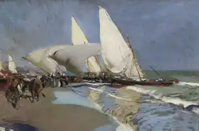Sorolla y Bastida, Joaquin: Pláž u Valencie