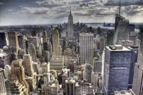 Neznámý: Letecký pohled na New York