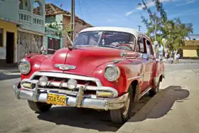 Neznámý: Starý Chevrolet v Trinidadu, Kuba