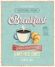 Neznámý: Breakfast Poster