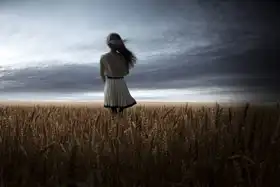 Neznámý: Dívka v pšeničném poli