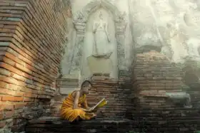 Neznámý: Mladý mnich, Ayutthaya