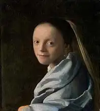 Vermeer, Jan: Mladá dívka - studie portrétu