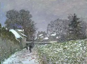 Monet, Claude: Sníh v Argenteuil