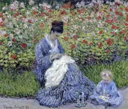 Monet, Claude: Madame Monetová s dítětem