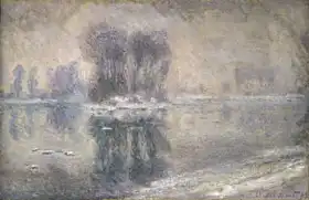 Monet, Claude: Led na Seieně v Bennecourt