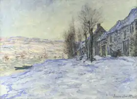 Monet, Claude: Lavacourt pod sněhem