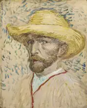Gogh, Vincent van: Autoportrét ve slaměném klobouku