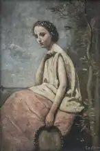 Corot, J. B. Camille: S košíkem