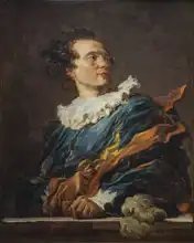 Vanloo, Louis Michel: Portrét markýze de Marigny