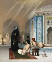 Gérôme, Jean-Léon: Bazén v harému