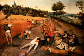 Brueghel, Pieter (ml.): Oběd na poli