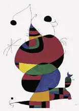 Miró, Joan: Mujer, Pajaro y Estrella