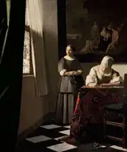 Vermeer, Jan: Žena píšící dopis