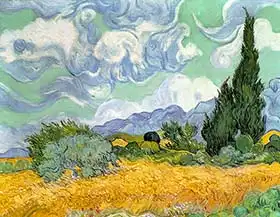 Gogh, Vincent van: Pole s cypřiši