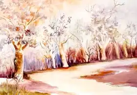 Pushparaj, Neel: Pathway with Trees