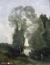 Corot, J. B. Camille: Les Baigneuses