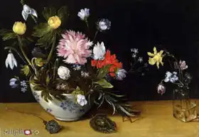 Brueghel, Jan (ml.): Zátiší s květinami