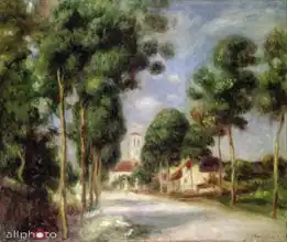 Renoir, Auguste: Silnice do Essoyes