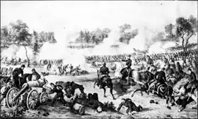 Americká škola (19. století): Battle of the Wilderness, Virginia