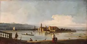 Canaletto, Giovanni: View of the Isles of San Michele, San Cristoforo and Murano
