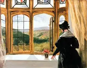 Landseer, Edwin: Duchess of Abercorn looking out of a window
